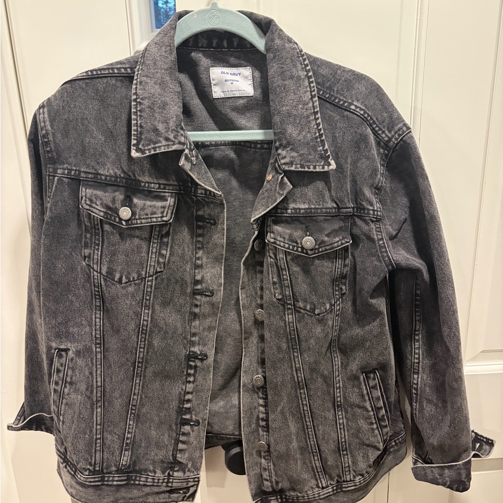 Old Navy Charcoal Denim Jacket